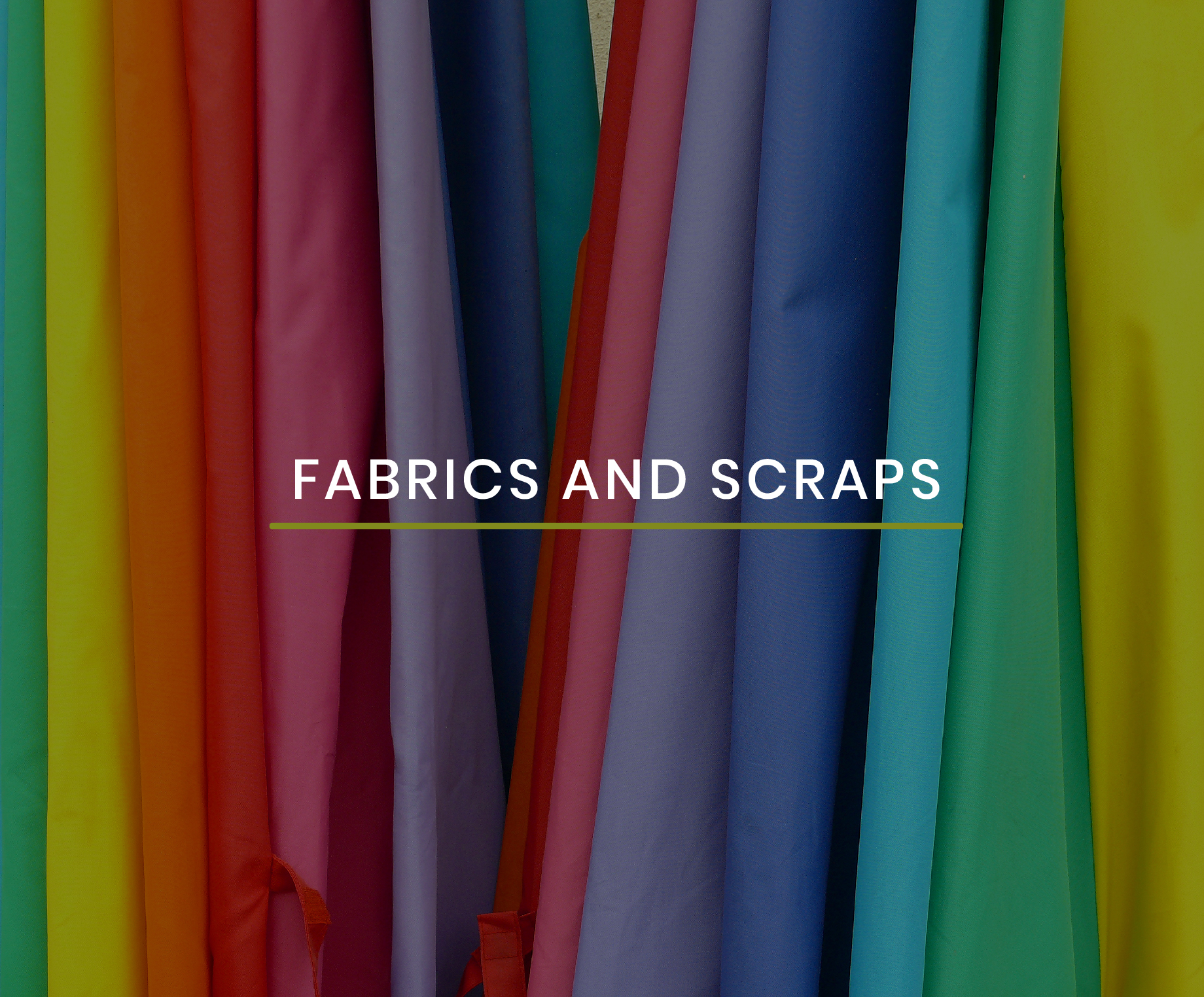 fabrics and scraps